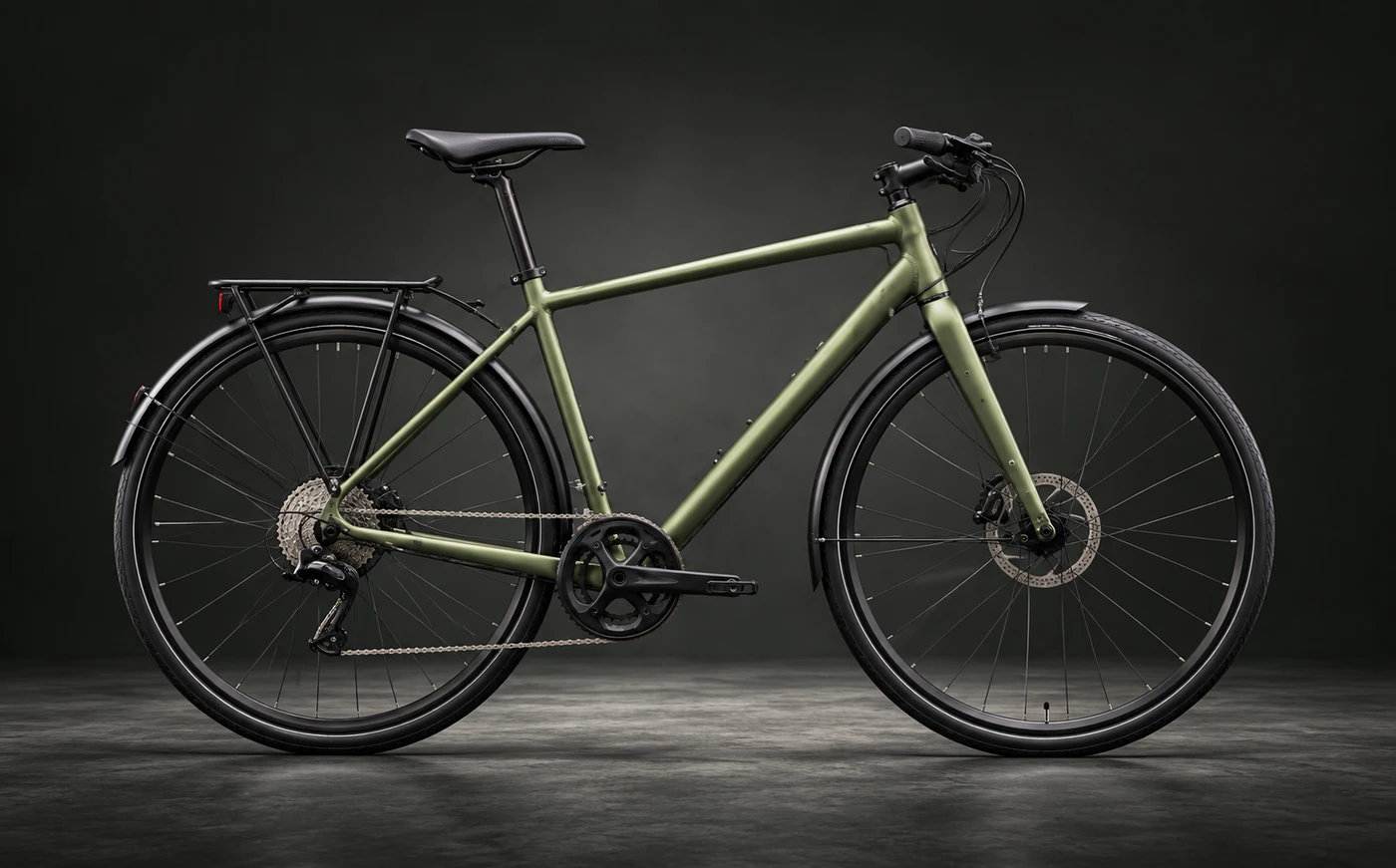 Complete city bike
